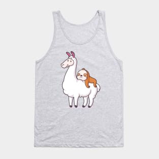 Best Friends - Llama and Sloth Tank Top